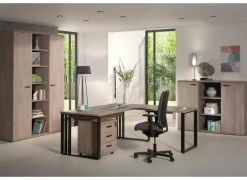 Aanbouwtafel Rio 2 100x65x73cm - melamine - humus eik