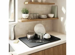 Umbra Afdruipmat Udry zwart mat