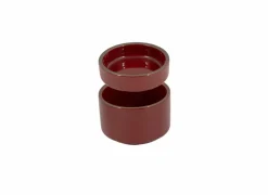 Aperoset Sharing Ø6cm - keramiek - vintage marroon set van 2