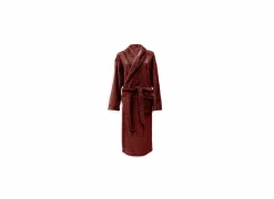 Badjas Cara M - flanel - mahogany red