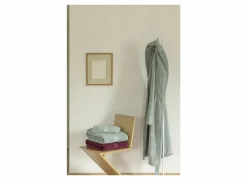 Badjas M flanel sea green