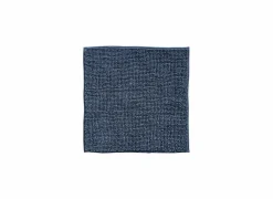 Badmat Indiana 50x50cm - polyester - blauw