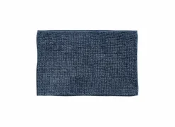 Badmat Indiana 50x78cm - polyester - blauw