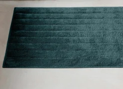 Badmat Luca 140x70cm - polyester & katoen - deep water