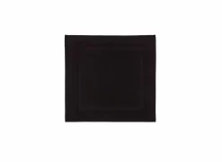 Badmat Una 60x60cm - katoen - black