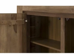 Barkast Carbone  140cm - sheesham massief & decor - naturel