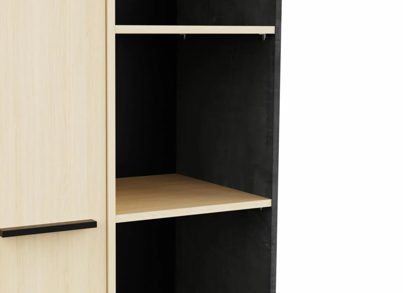 Barkast Kent 83cm - decor - chêne de fil & sidewalk