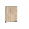 Barkast Polar 120cm - eik massief & decor- naturel