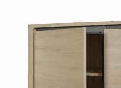 Barkast Tyler 116cm - melamine - urban oak