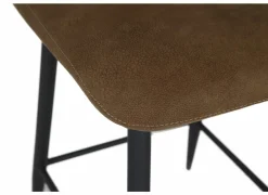 Barstoel Dex ZH65cm - stof - zorro cognac