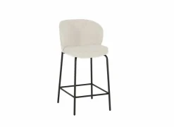 Barstoel Shell ZH65cm - stof - beige