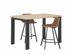 Barstoel Spartacus ZH65cm - lederlook - cognac