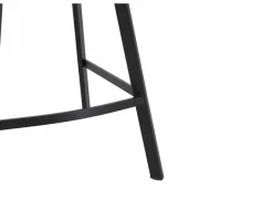 Barstoel Spartacus ZH65cm - lederlook - zwart