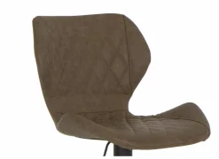 Barstoel Toro ZH58-80cm - lederlook - bruin