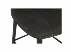 Barstoel Travis ZH66,5cm - stof - zwart