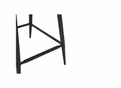 Barstoel Travis ZH66,5cm - stof - zwart