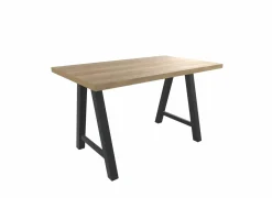 Perfecta Bartafel Querido 150x90cm - HPL & metaal - eik natuur