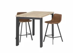 Bartafel Tembo 140x80cm - eik massief - naturel