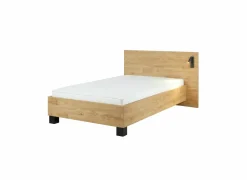 Bed Clara 120x200cm - melamine - golden oak