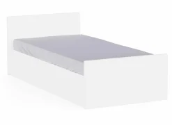 Bed Clyde 90x200cm - decor - wit met opbergruimte