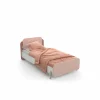 Demeyere Bed Jade 90x200cm - decor - mat roze & mat wit