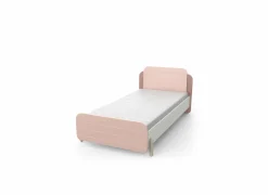 Demeyere Bed Jade 90x200cm - decor - mat roze & mat wit