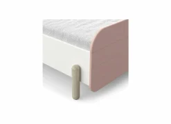 Demeyere Bed Jade 90x200cm - decor - mat roze & mat wit