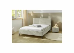 Bed Lisa 140x200cm  - stof - greige