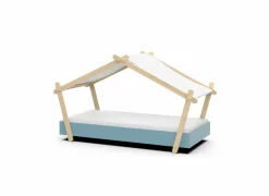Bed Lodge 90x200cm - MDF - blauw