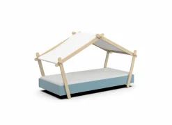 Bed Lodge 90x200cm - MDF - blauw