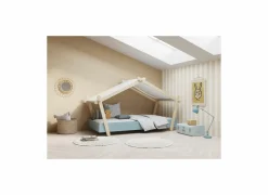 Bed Lodge 90x200cm - MDF - blauw