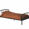 Bed Me 90x200cm - metaal - zwart