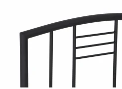 Bed Me 90x200cm - metaal - zwart