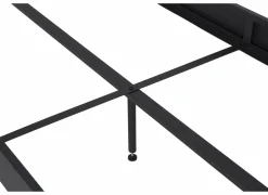 Bed Me 90x200cm - metaal - zwart