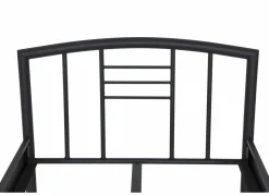 Bed Me 90x200cm - metaal - zwart