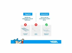 Bed Michigan 90x200cm - decor - wit met opbergruimte