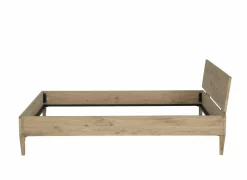 Bed Notte 160x200cm - eik massief & fineer - naturel