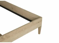 Bed Notte 160x200cm - eik massief & fineer - naturel