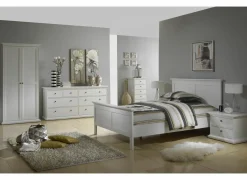 Bed Paris 140x200cm - decor - wit