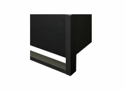 Bed Rosie 180x200cm - melamine - nox zwart