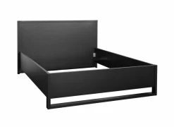 Bed Rosie 160x200cm - melamine - nox zwart