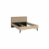 Bed Ry 140x200cm - decor - bruin & zwart