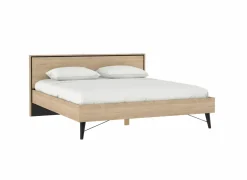 Bed Ry 180x200cm - decor - bruin & zwart