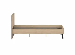 Bed Ry 180x200cm - decor - bruin & zwart