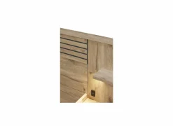 Bed Tanya 180x200cm - decor - canyon oak & elegant black