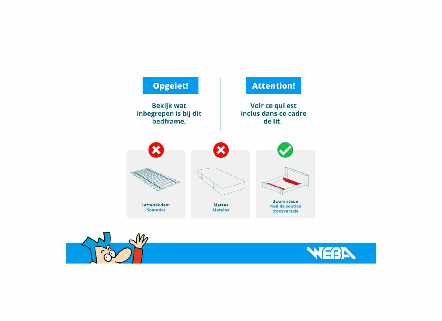 Bed Udine 140x200cm - decor - urban oak