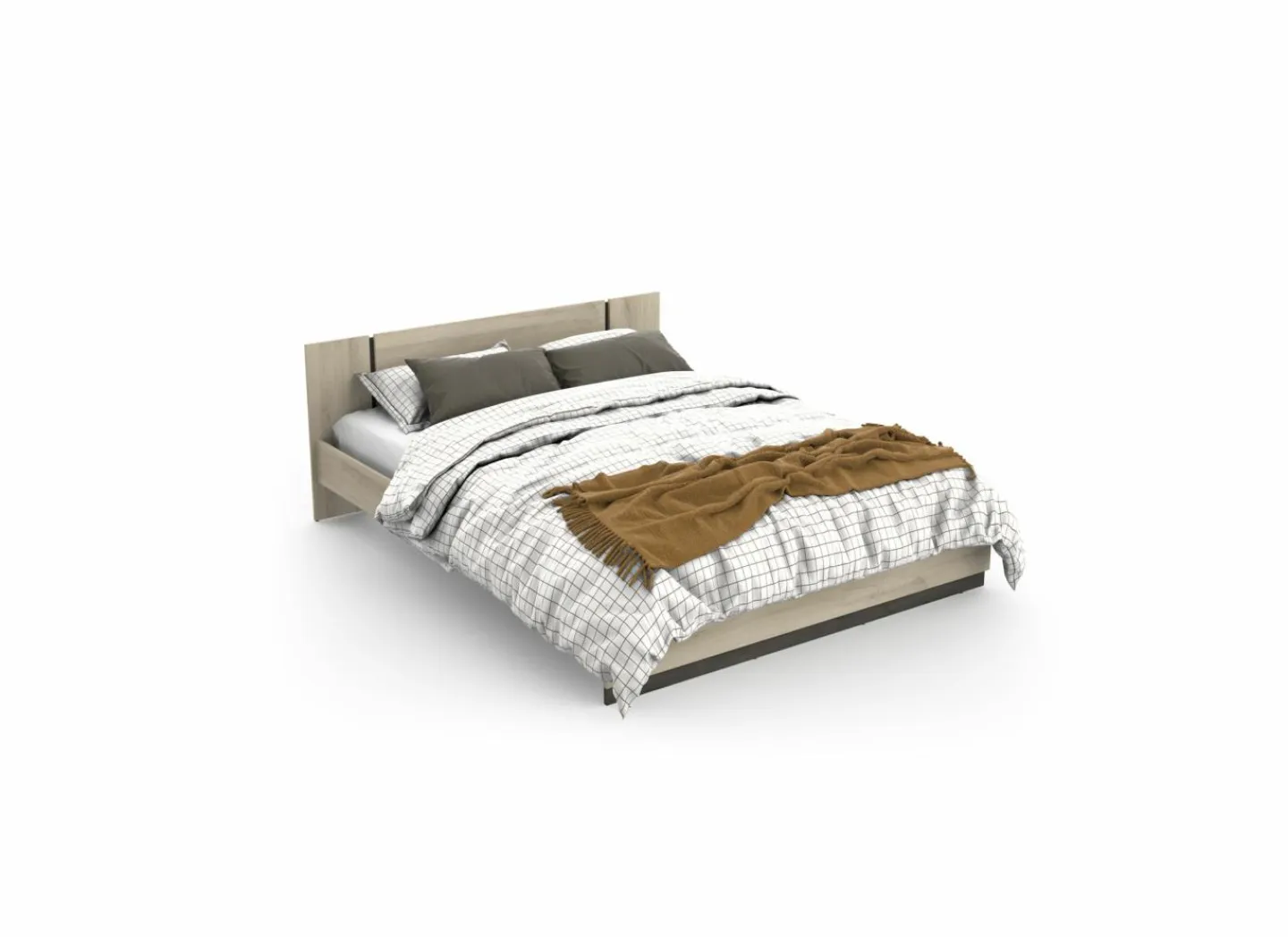 Bed Watson 160x200cm - decor - kronberg & waterford eik