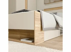 Bed Wexlin 120x200cm - decor - sand & mauvella oak