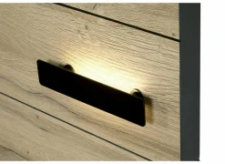 Bed 160x200cm - decor - Franse eik