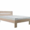 Bed 100x200cm - decor - sonoma met matras en bodem